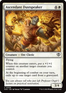 Ascendant Dustspeaker - Secrets of Strixhaven (SOS) #8 - Common Magic: The Gathering Trading Card