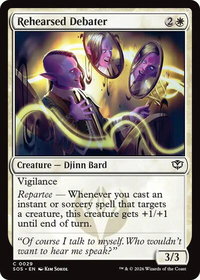 Rehearsed Debater - Secrets of Strixhaven (SOS) #29 - Common Magic: The Gathering Trading Card