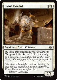 Stone Docent - Secrets of Strixhaven (SOS) #36 - Common Magic: The Gathering Trading Card