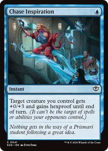 Chase Inspiration - Secrets of Strixhaven (SOS) #41 - Common Magic: The Gathering Trading Card