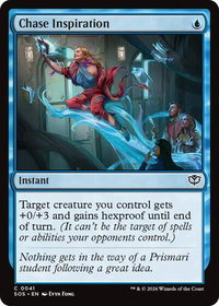 Chase Inspiration - Secrets of Strixhaven (SOS) #41 - Common Magic: The Gathering Trading Card