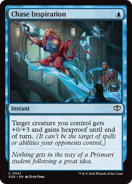 Chase Inspiration - Secrets of Strixhaven Magic: The Gathering trading card