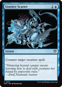 Essence Scatter - Secrets of Strixhaven (SOS) #47 - Common Magic: The Gathering Trading Card