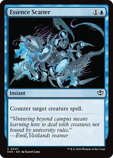 Essence Scatter - Secrets of Strixhaven Magic: The Gathering trading card