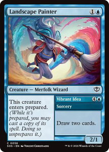 Landscape Painter - Secrets of Strixhaven (SOS) #56 - Common Magic: The Gathering Trading Card