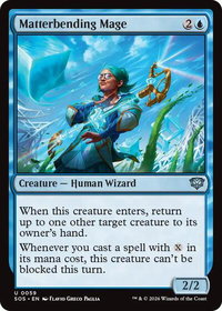 Matterbending Mage - Secrets of Strixhaven (SOS) #59 - Uncommon Magic: The Gathering Trading Card