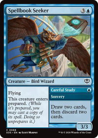 Spellbook Seeker - Secrets of Strixhaven (SOS) #68 - Common Magic: The Gathering Trading Card