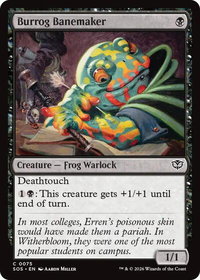 Burrog Banemaker - Secrets of Strixhaven (SOS) #75 - Common Magic: The Gathering Trading Card