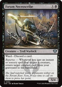 Forum Necroscribe - Secrets of Strixhaven (SOS) #84 - Uncommon Magic: The Gathering Trading Card