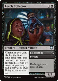 Leech Collector - Secrets of Strixhaven (SOS) #88 - Uncommon Magic: The Gathering Trading Card