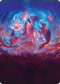 Prismari, the Inspiration Art Card - Art Series: Secrets of Strixhaven (ASSOS) #21 - Special Magic: The Gathering Trading Card