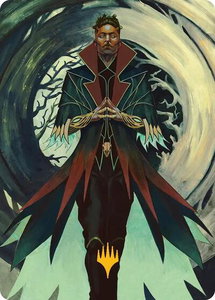 Professor Dellian Fel Art Card (Gold-Stamped Planeswalker Symbol) - Art Series: Secrets of Strixhaven (ASSOS) #28 - Special Magic: The Gathering Trading Card