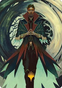 Professor Dellian Fel Art Card (Gold-Stamped Planeswalker Symbol) - Art Series: Secrets of Strixhaven (ASSOS) #28 - Special Magic: The Gathering Trading Card