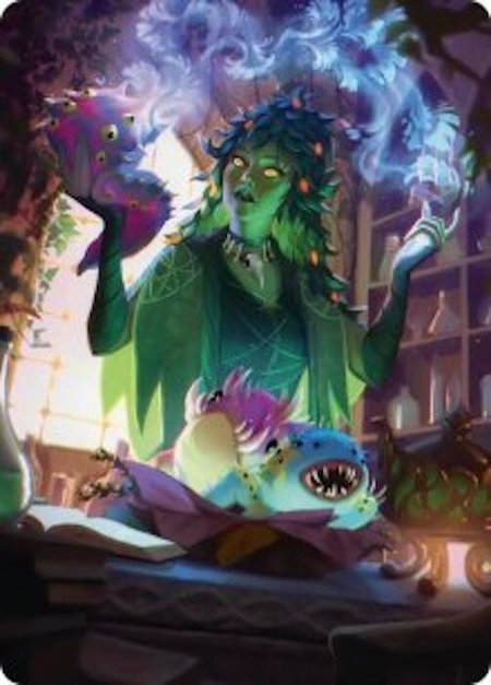 Dina, Essence Brewer Art Card - Art Series: Secrets of Strixhaven Magic: The Gathering trading card