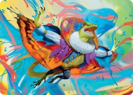 Inspired Skypainter Art Card - Art Series: Secrets of Strixhaven Magic: The Gathering trading card