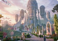 Command Tower Art Card - Art Series: Secrets of Strixhaven (ASSOS) #39 - Special Magic: The Gathering Trading Card