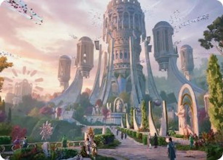 Command Tower Art Card - Art Series: Secrets of Strixhaven Magic: The Gathering trading card