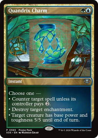 Quandrix Charm - Promo Pack: Secrets of Strixhaven (PPSOS) #365 - Promo Magic: The Gathering Trading Card