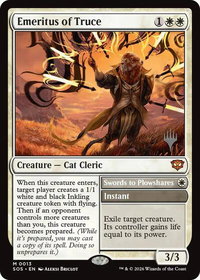 Emeritus of Truce - Promo Pack: Secrets of Strixhaven (PPSOS) #13 - Mythic Rare Magic: The Gathering Trading Card