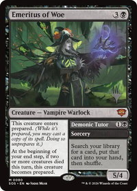 Emeritus of Woe - Promo Pack: Secrets of Strixhaven (PPSOS) #80 - Mythic Rare Magic: The Gathering Trading Card