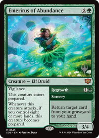 Emeritus of Abundance - Promo Pack: Secrets of Strixhaven (PPSOS) #145 - Mythic Rare Magic: The Gathering Trading Card