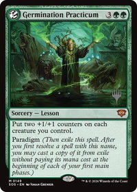 Germination Practicum - Promo Pack: Secrets of Strixhaven (PPSOS) #149 - Mythic Rare Magic: The Gathering Trading Card