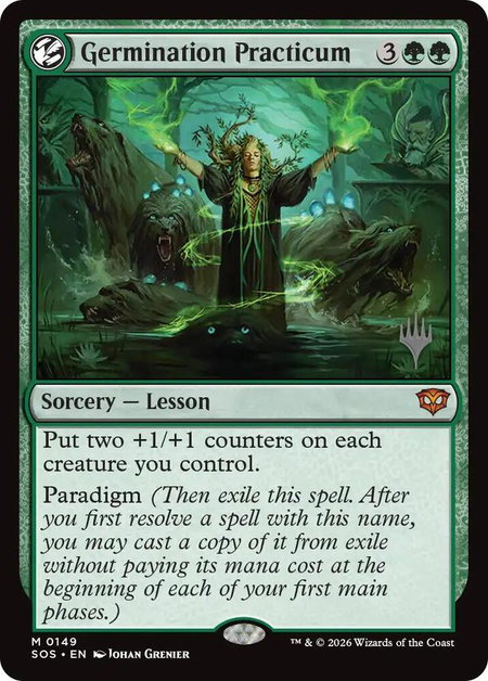 Germination Practicum - Promo Pack: Secrets of Strixhaven Magic: The Gathering trading card