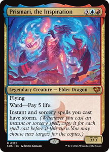 Prismari, the Inspiration - Promo Pack: Secrets of Strixhaven (PPSOS) #212 - Mythic Rare Magic: The Gathering Trading Card