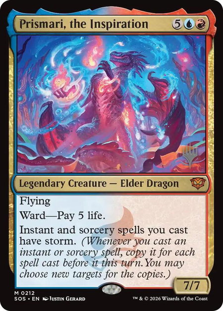 Prismari, the Inspiration - Promo Pack: Secrets of Strixhaven Magic: The Gathering trading card