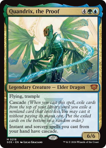 Quandrix, the Proof - Promo Pack: Secrets of Strixhaven Magic: The Gathering trading card