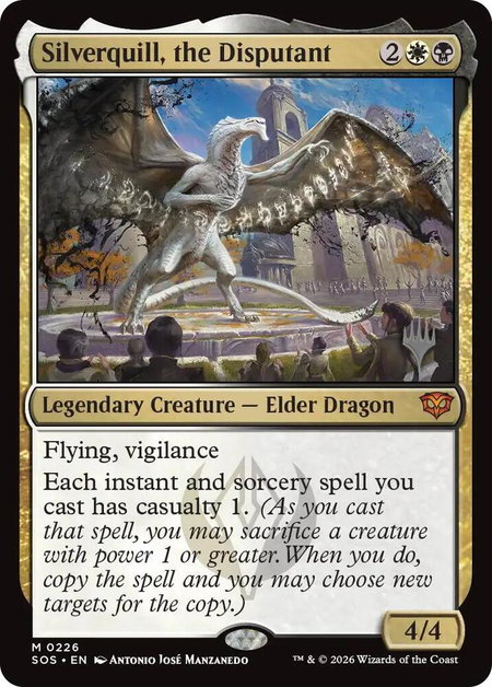Silverquill, the Disputant - Promo Pack: Secrets of Strixhaven Magic: The Gathering trading card