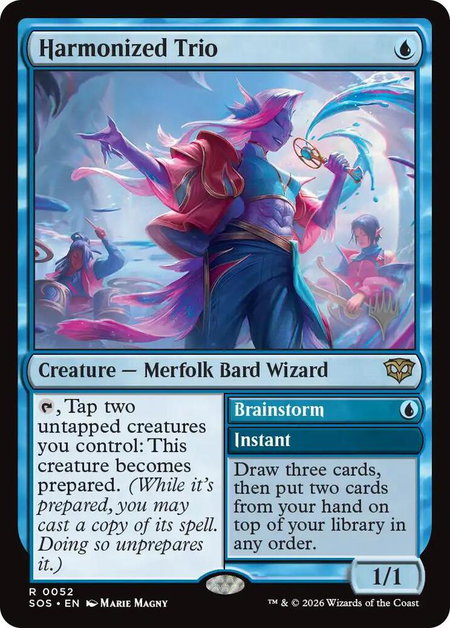 Harmonized Trio - Promo Pack: Secrets of Strixhaven Magic: The Gathering trading card