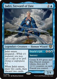 Jadzi, Steward of Fate - Promo Pack: Secrets of Strixhaven (PPSOS) #55 - Rare Magic: The Gathering Trading Card