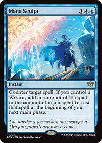 Mana Sculpt - Promo Pack: Secrets of Strixhaven (PPSOS) #57 - Rare Magic: The Gathering Trading Card
