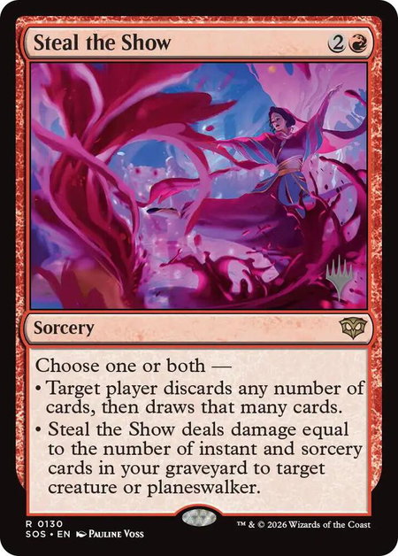 Steal the Show - Promo Pack: Secrets of Strixhaven Magic: The Gathering trading card