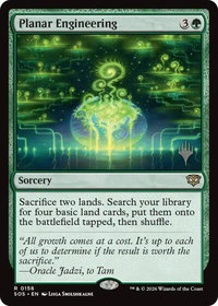 Planar Engineering - Promo Pack: Secrets of Strixhaven (PPSOS) #158 - Rare Magic: The Gathering Trading Card