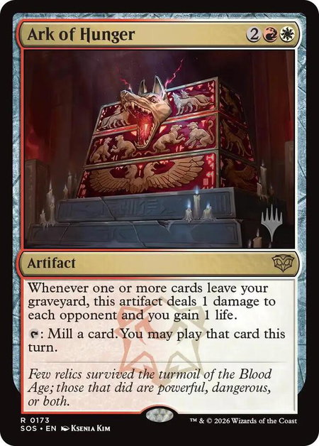 Ark of Hunger - Promo Pack: Secrets of Strixhaven Magic: The Gathering trading card