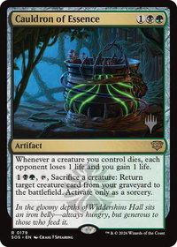 Cauldron of Essence - Promo Pack: Secrets of Strixhaven (PPSOS) #179 - Rare Magic: The Gathering Trading Card