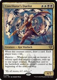 Conciliator's Duelist - Promo Pack: Secrets of Strixhaven (PPSOS) #182 - Rare Magic: The Gathering Trading Card