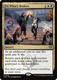 Fix What's Broken - Promo Pack: Secrets of Strixhaven (PPSOS) #188 - Rare Magic: The Gathering Trading Card