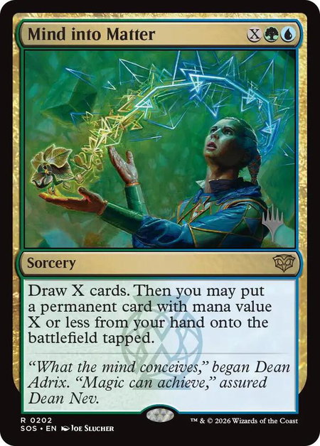 Mind into Matter - Promo Pack: Secrets of Strixhaven Magic: The Gathering trading card