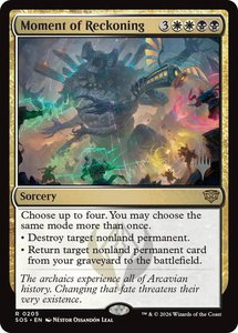 Moment of Reckoning - Promo Pack: Secrets of Strixhaven (PPSOS) #205 - Rare Magic: The Gathering Trading Card