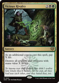 Vicious Rivalry - Promo Pack: Secrets of Strixhaven (PPSOS) #241 - Rare Magic: The Gathering Trading Card