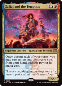 Zaffai and the Tempests - Promo Pack: Secrets of Strixhaven (PPSOS) #246 - Rare Magic: The Gathering Trading Card