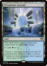 Dreamroot Cascade - Promo Pack: Secrets of Strixhaven (PPSOS) #254 - Rare Magic: The Gathering Trading Card