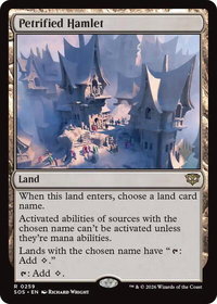 Petrified Hamlet - Promo Pack: Secrets of Strixhaven (PPSOS) #259 - Rare Magic: The Gathering Trading Card