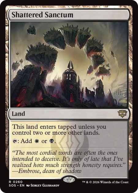Shattered Sanctum - Promo Pack: Secrets of Strixhaven Magic: The Gathering trading card