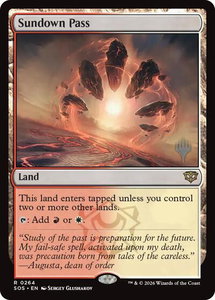 Sundown Pass - Promo Pack: Secrets of Strixhaven (PPSOS) #264 - Rare Magic: The Gathering Trading Card