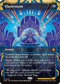 Flusterstorm - Secrets of Strixhaven: Mystical Archive (SOA) #18 - Mythic Rare Magic: The Gathering Trading Card