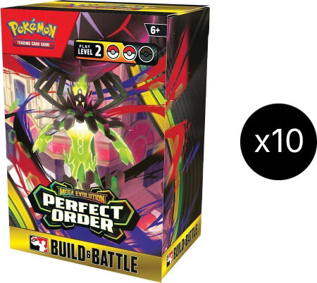 Perfect Order Build & Battle Box Display - ME03: Perfect Order Pokémon trading card